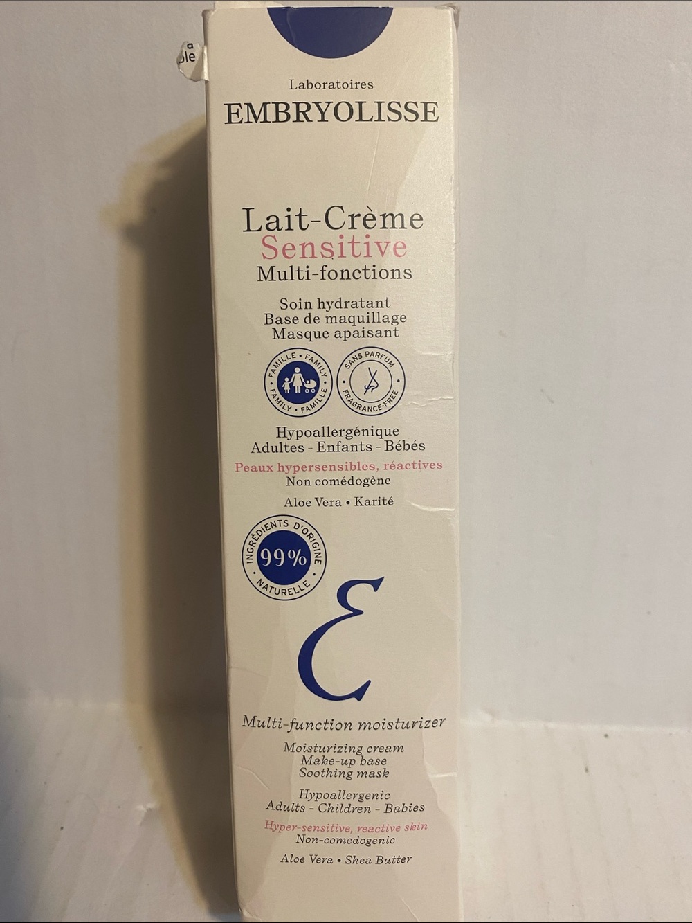 Embryolisse Lait-Crème Sensitive Multi-Function Moisturizer - White